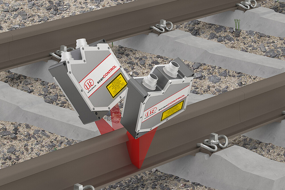 Prüfung von Bahnschienen mit Laser-Profil-Scanner