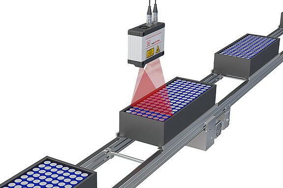 Position control of battery cells