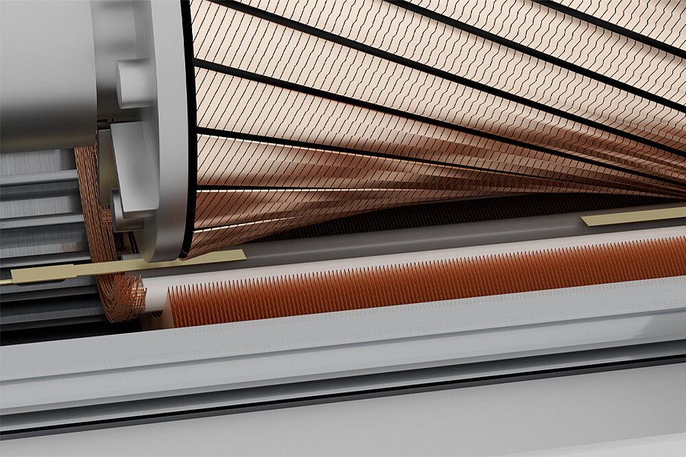 Měření vzduchové mezery u generátorů a elektromotorů