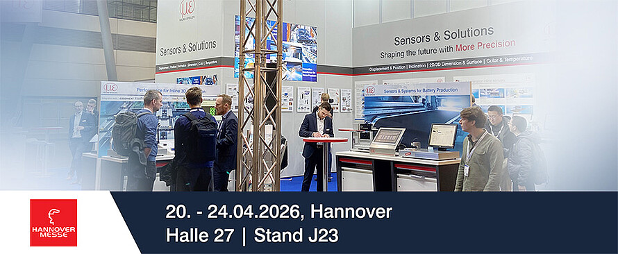 Innovative Sensorlösungen auf der HMI 2026