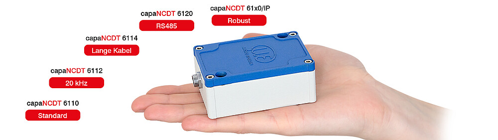Různé verze capaNCDT