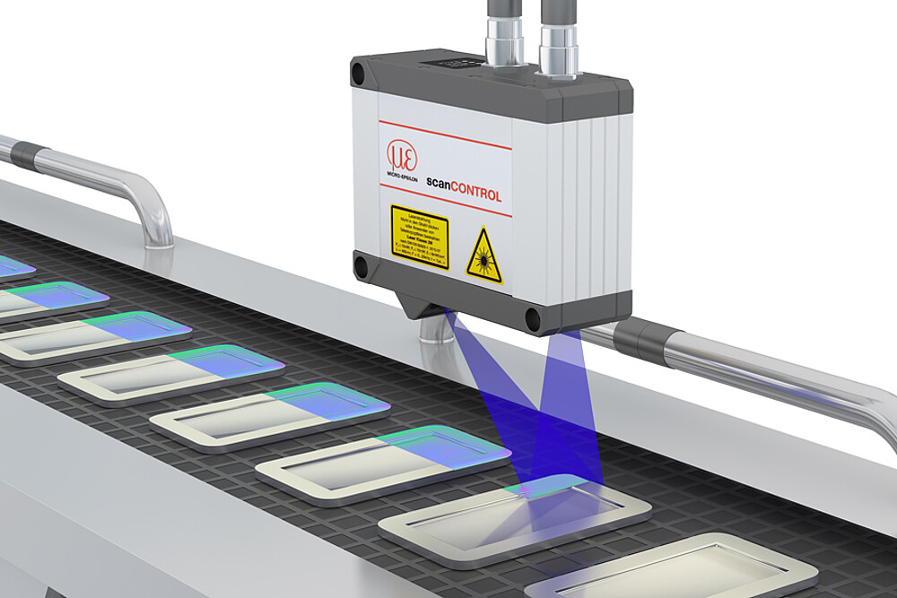 Kantenprüfung mit Laser-Profil-Scanner