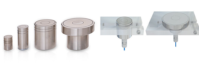 Cylindrical sensors with female connector