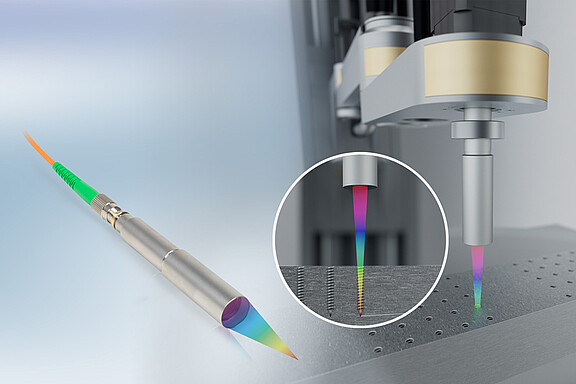 Confocal precision in confined spaces