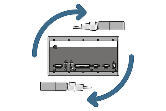 Integration of interferometers on siteOrt